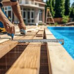 Comment construire une margelle de piscine en bois : guide des essences adaptees