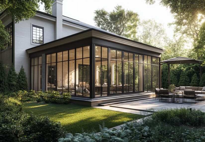 Les vitrages haute performance pour transformer son préau en véranda lumineuse