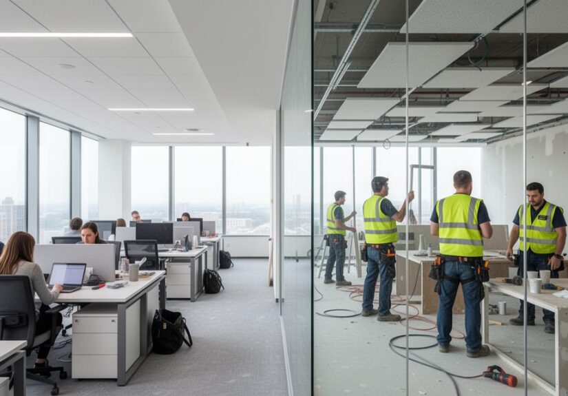 Rénover des bureaux sans arrêter l’activité : mode d’emploi